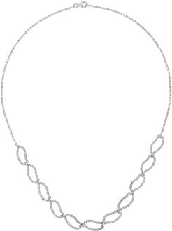 Dames 925 Sterling Zilveren Ketting - Zilver ZK-2795