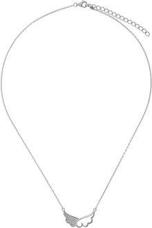 Dames 925 Sterling Zilveren Ketting - Zilver ZK-7328 - One Size