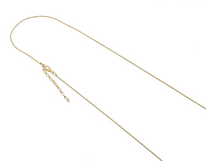 Dames 925 Sterling Zilveren Ketting zonder Hanger - Goud ZK-2727/2