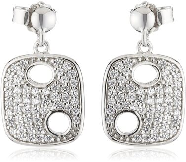 Dames 925 Sterling Zilveren Oorbellen - Zilver ZO-5098