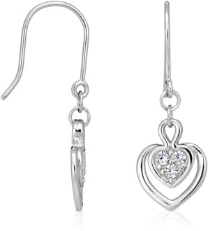 Dames 925 Sterling Zilveren Oorbellen - Zilver ZO-5120