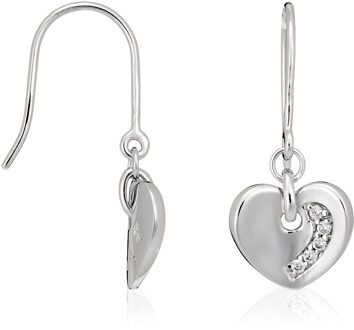 Dames 925 Sterling Zilveren Oorbellen - Zilver ZO-5123