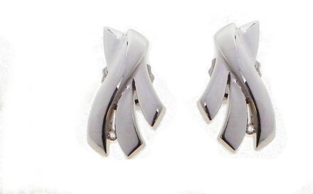 Dames 925 Sterling Zilveren Oorbellen - Zilver ZO-5684
