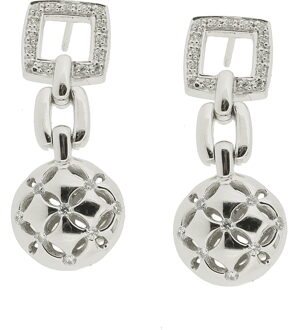 Dames 925 Sterling Zilveren Oorbellen - Zilver ZO-5800