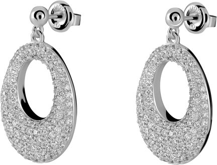 Dames 925 Sterling Zilveren Oorbellen - Zilver ZO-5806 - One Size