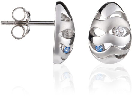 Dames 925 Sterling Zilveren Oorbellen - Zilver ZO-5910