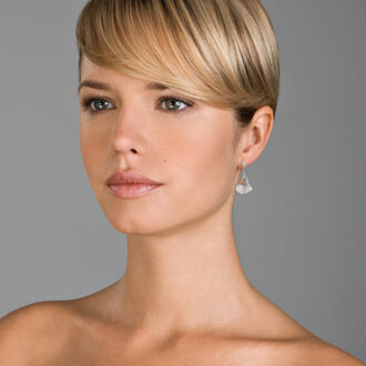 Dames 925 Sterling Zilveren Oorbellen - Zilver ZO-5935 - One Size