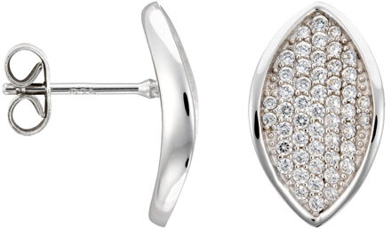 Dames 925 Sterling Zilveren Oorbellen - Zilver ZO-5940 - One Size