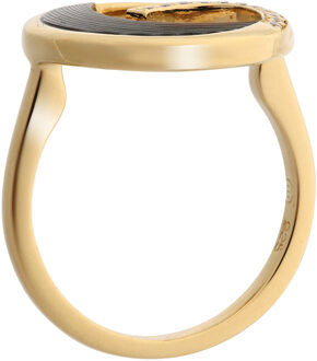 Dames 925 Sterling Zilveren Ring - Goud zr-7371