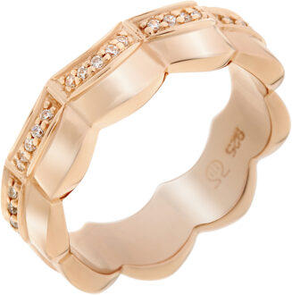 Dames 925 Sterling Zilveren Ring - Roze ZR-7127/RG Rosé - N
