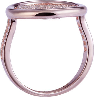 Dames 925 Sterling Zilveren Ring - Roze ZR-7444/RG Rosé - K