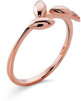 Dames 925 Sterling Zilveren Ring - Roze ZR-7505/RG Rosé - Q