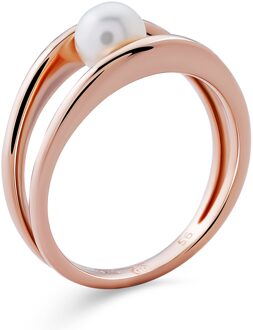 Dames 925 Sterling Zilveren Ring - Roze ZR-7509 Rosé - R 1/2