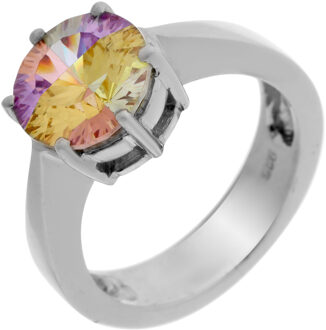 Dames 925 Sterling Zilveren Ring - Zilver CC-27/1 - O 1/2