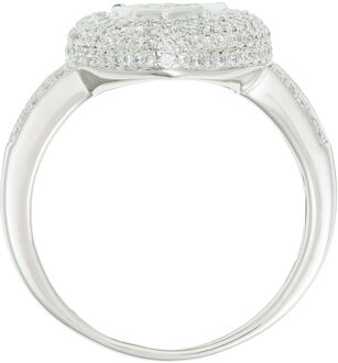 Dames 925 Sterling Zilveren Ring - Zilver ZR-3523 - O 1/2