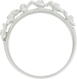 Dames 925 Sterling Zilveren Ring - Zilver ZR-3934 - K