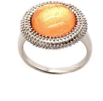 Dames 925 Sterling Zilveren Ring - Zilver ZR-6041/1 - O 1/2