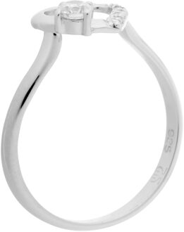 Dames 925 Sterling Zilveren Ring - Zilver ZR-7080 - N