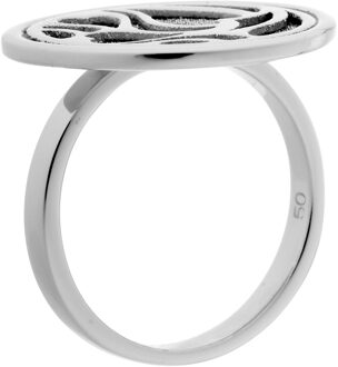 Dames 925 Sterling Zilveren Ring - Zilver ZR-7097 - N