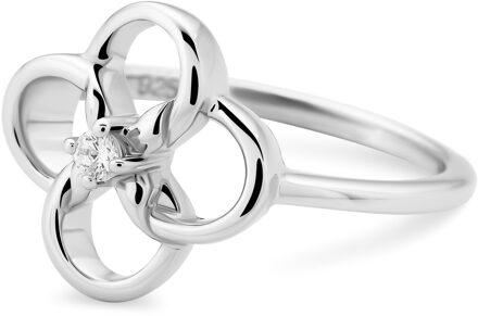 Dames 925 Sterling Zilveren Ring - Zilver ZR-7472