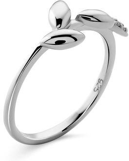 Dames 925 Sterling Zilveren Ring - Zilver ZR-7505 - N
