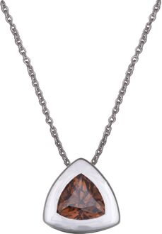 Dames 925 Sterling Zilveren Set: Ketting-Hanger + Oorknoppen - Zilver SET-5909