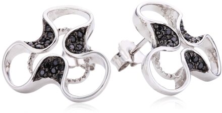 Dames 925 Sterling Zilveren Stud Oorbellen - Zilver ZO-5032