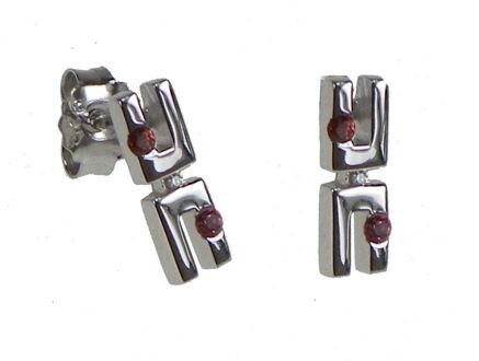 Dames 925 Sterling Zilveren Stud Oorbellen - Zilver ZO-5663