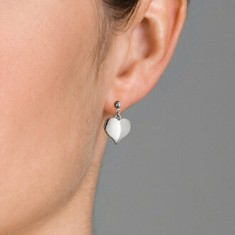 Dames 925 Zilveren Oorbellen - Zilver ZO-5071 - One Size