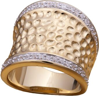 Dames 925 Zilveren Ring - Goud ZR-3600-GOLD