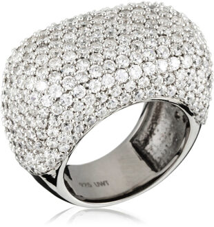 Dames 925 Zilveren Ring - Zilver R-4985