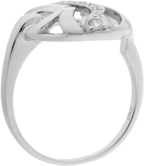 Dames 925 Zilveren Ring - Zilver ZR-7085