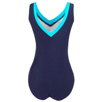 Dames angie eendelig zwempak Blauw - 34