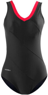 Dames angie eendelig zwempak Blauw - 42