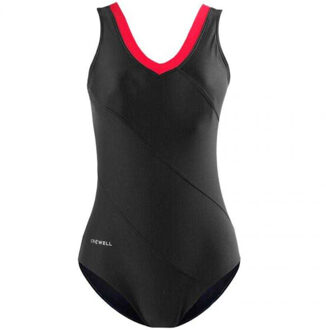 Dames angie eendelig zwempak Zwart - 36