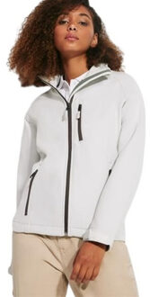 Dames antartida soft shell jas Wit