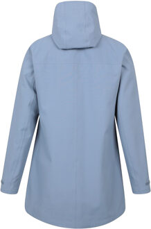 Dames April Longline Waterdichte Jas (Blauw) - EU 44 / UK 16