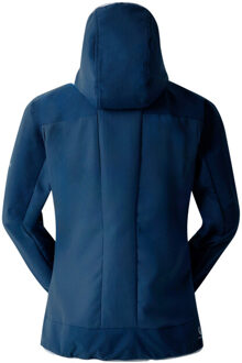 Dames ardently logo soft shell jas Blauw - 44