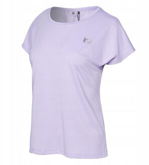 Dames arie t-shirt met korte mouwen - maat M Paars