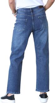 Dames Autograph Straight Leg Jeans in Blauw - maat