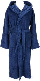 Dames badjas met capuchon Zwart - XXXL