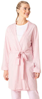 Dames badjas met lange mouwen Roze - 42
