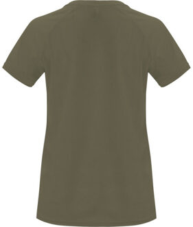 Dames bahrein sport t-shirt met korte mouwen Groen - XL