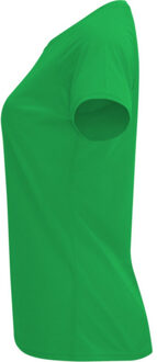 Dames bahrein sport t-shirt met korte mouwen Groen - XL