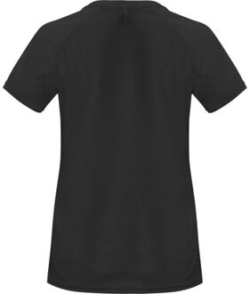 Dames bahrein sport t-shirt met korte mouwen - maat M Zwart
