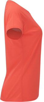Dames bahrein sport t-shirt met korte mouwen Oranje - L