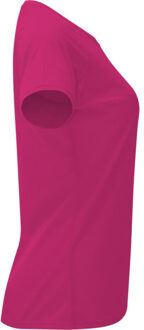 Dames bahrein sport t-shirt met korte mouwen Roze - XL