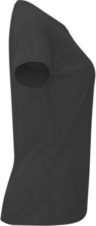 Dames bahrein sport t-shirt met korte mouwen Zwart