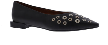 Dames ballerina | dames | maat: | leer Zwart - 40