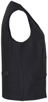 Dames basic vest - maat XS Zwart